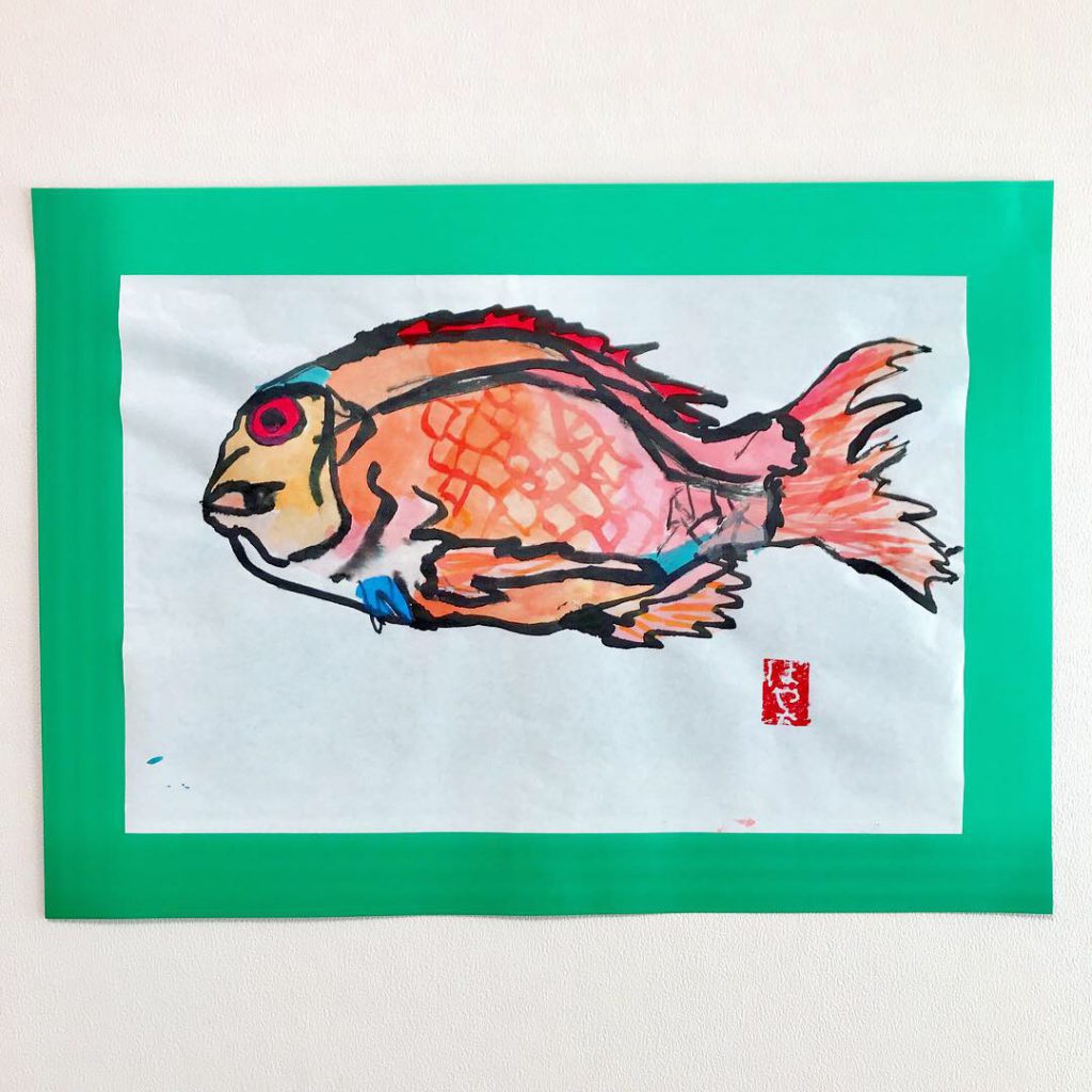 魚の絵